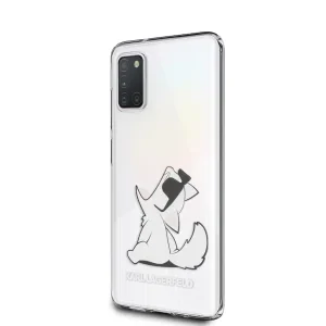 Husa Cover Karl Lagerfeld Choupette Fun penru Samsung Galaxy M21 Clear