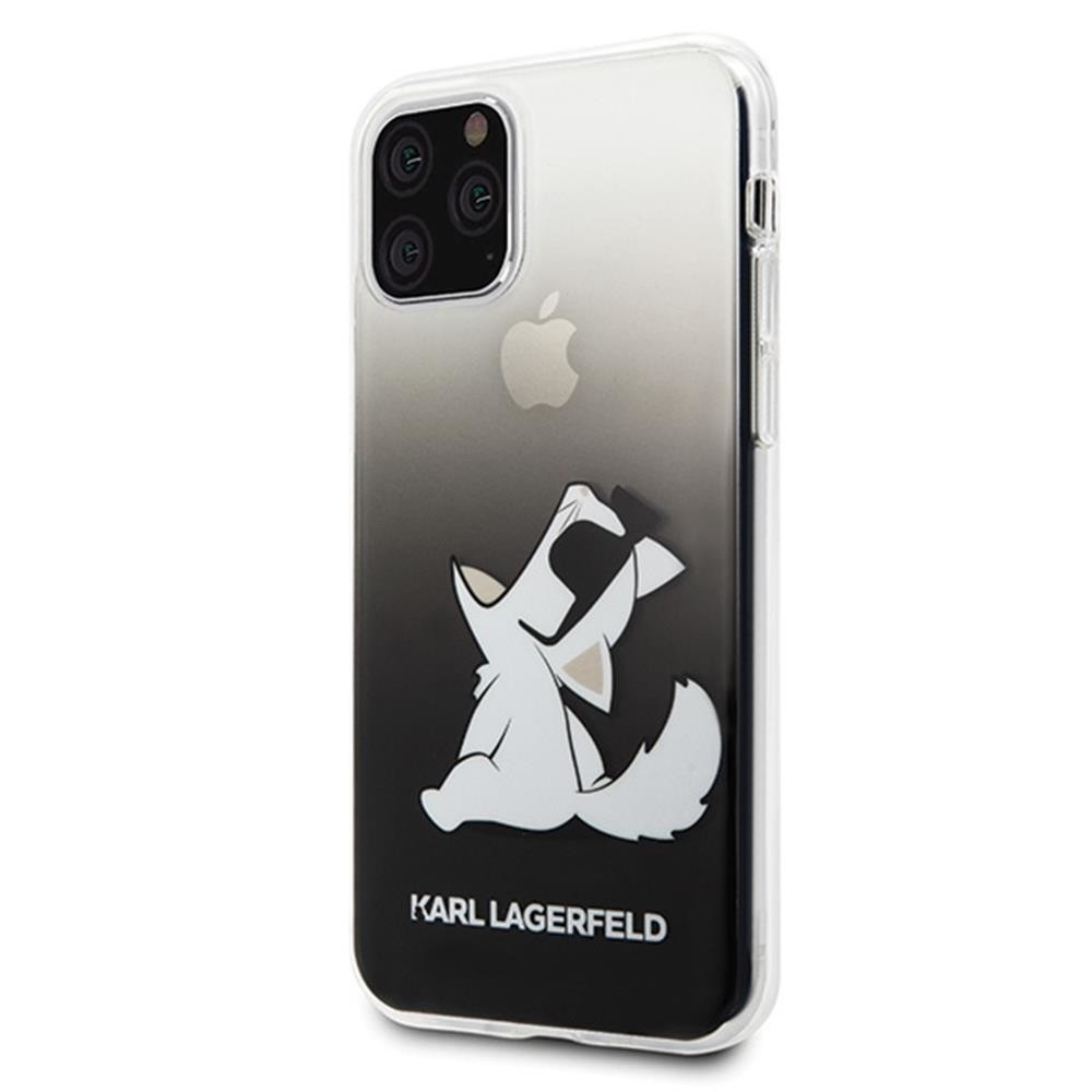 Husa Cover Karl Lagerfeld Choupette Fun pentru iPhone 11 Pro Max Negru thumb