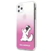 Husa Cover Karl Lagerfeld Choupette Fun pentru iPhone 11 Pro Max Roz