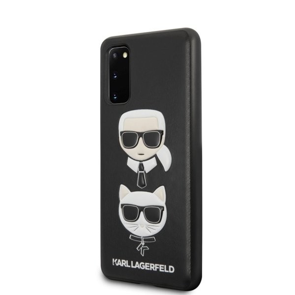 Husa Cover Karl Lagerfeld Choupette Head pentru Samsung Galaxy S20, Negru thumb