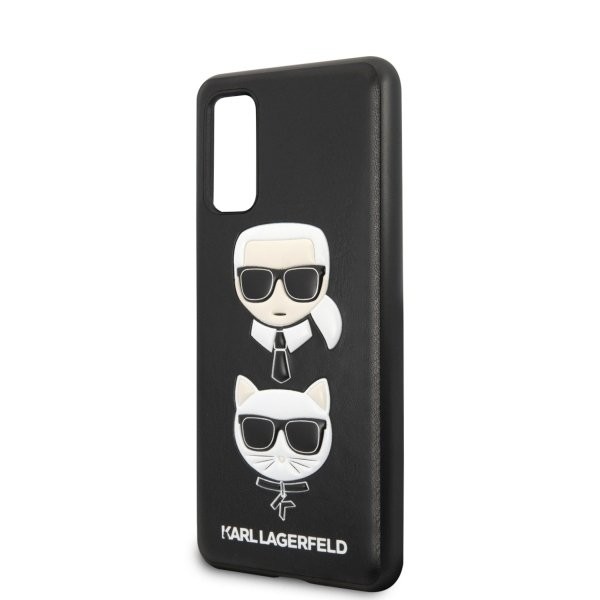 Husa Cover Karl Lagerfeld Choupette Head pentru Samsung Galaxy S20, Negru thumb