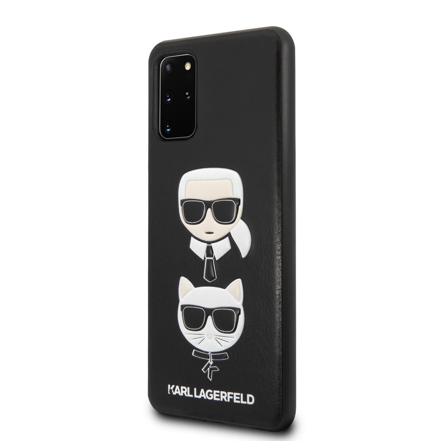 Husa Cover Karl Lagerfeld Choupette Head pentru Samsung Galaxy S20 Plus Negru thumb