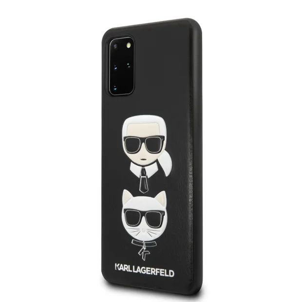 Husa Cover Karl Lagerfeld Choupette Head pentru Samsung Galaxy S20 Plus Negru