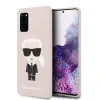 Husa Cover Karl Lagerfeld Full Body pentru Samsung Galaxy S20 Plus Roz