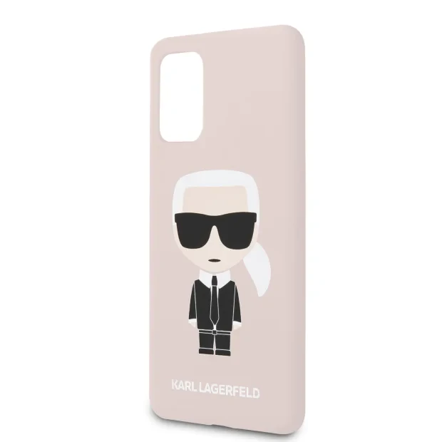Husa Cover Karl Lagerfeld Full Body pentru Samsung Galaxy S20 Plus Roz