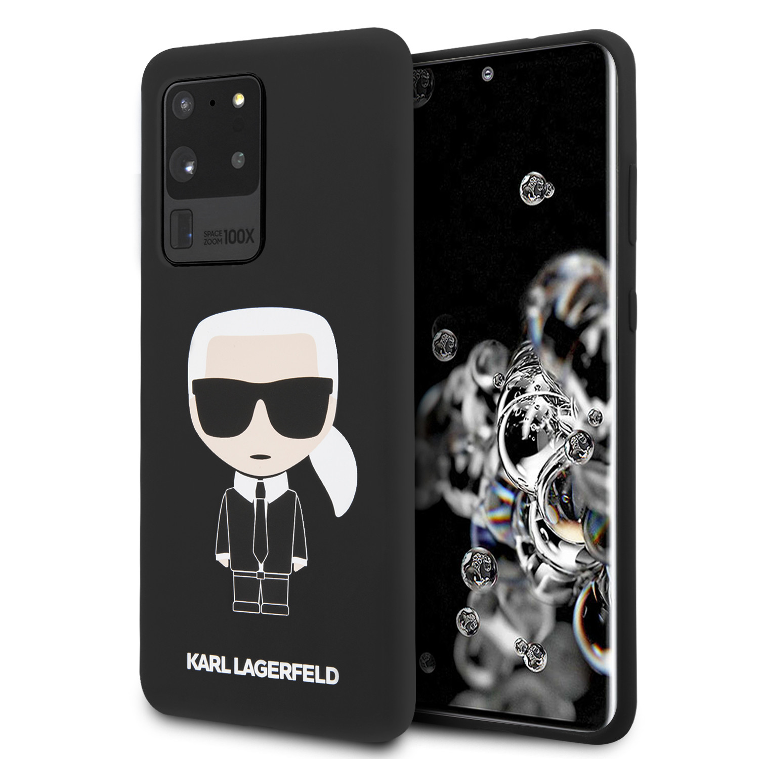 Husa Cover Karl Lagerfeld Full Body pentru Samsung Galaxy S20 Ultra Negru thumb
