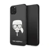 Husa Cover Karl Lagerfeld Iconic Glitter pentru iPhone 11 Pro Max Negru