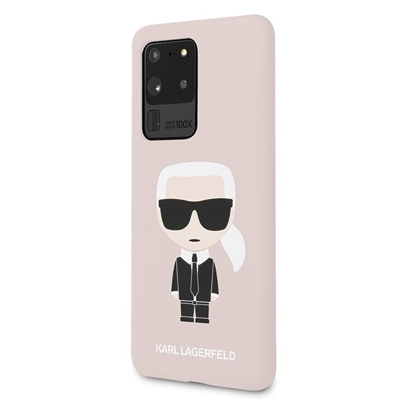 Husa Cover Karl Lagerfeld Iconic Silicone pentru Samsung Galaxy S20 Ultra Roz thumb