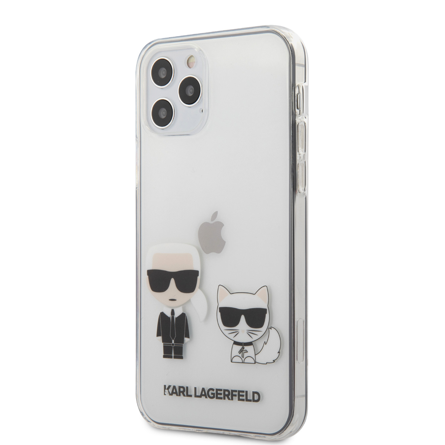 Husa Cover Karl Lagerfeld Karl &Choupette pentru iPhone 12/12 Pro Clear thumb