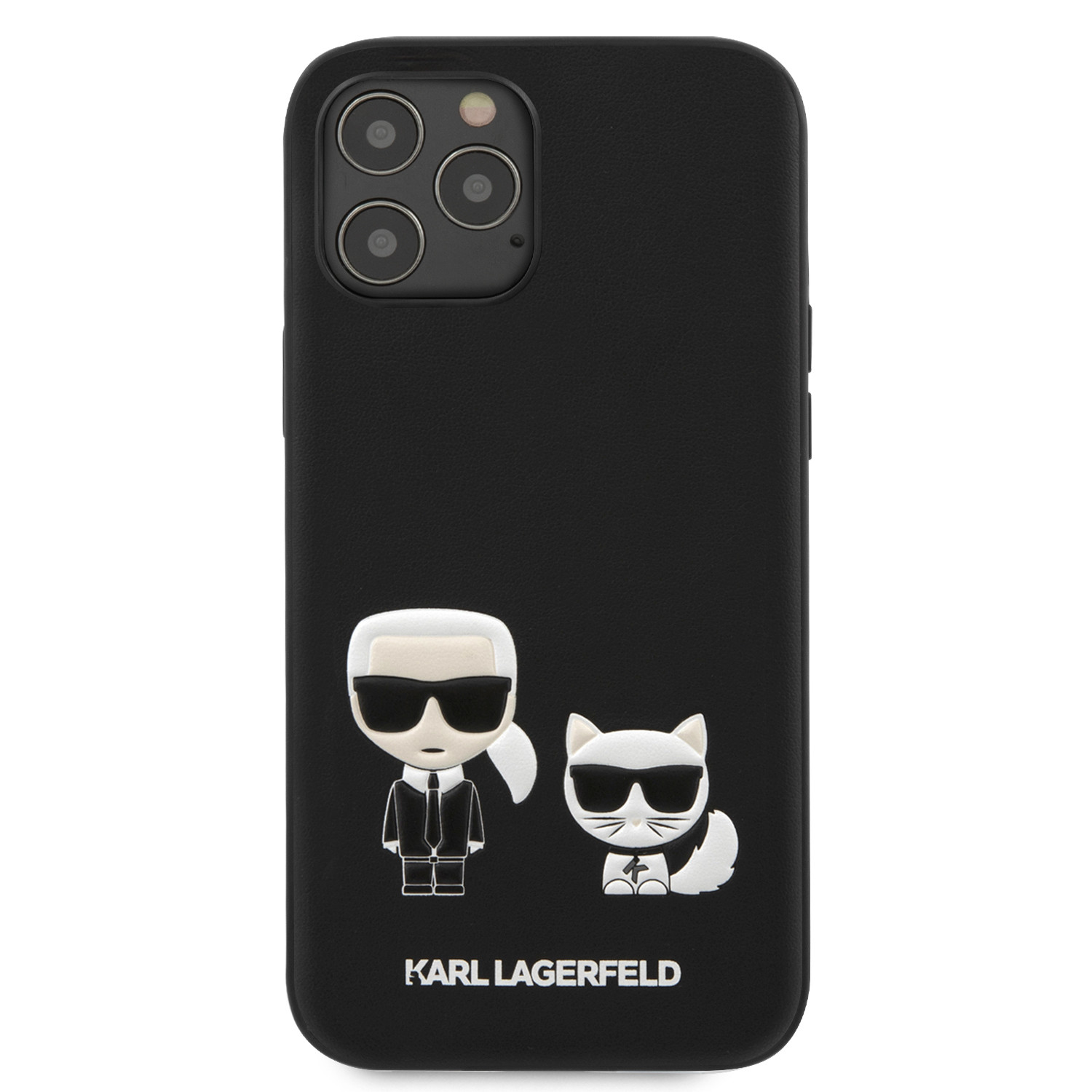 Husa Cover Karl Lagerfeld Karl &Choupette pentru iPhone 12/12 Pro Black thumb