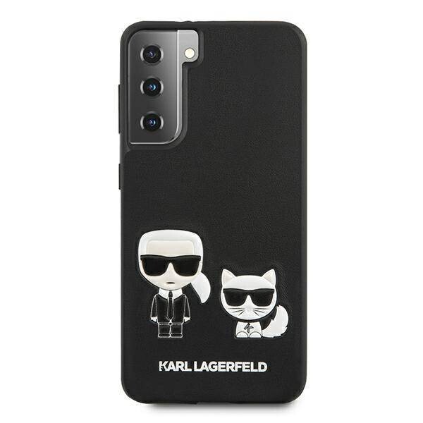Husa Cover Karl Lagerfeld Karl&Choupette pentru Samsung Galaxy S21 Black thumb