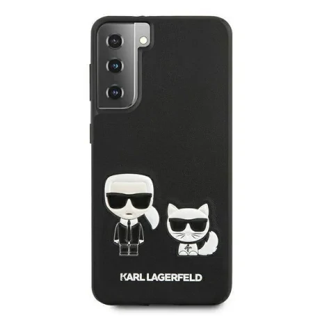 Husa Cover Karl Lagerfeld Karl&amp;Choupette pentru Samsung Galaxy S21 Black