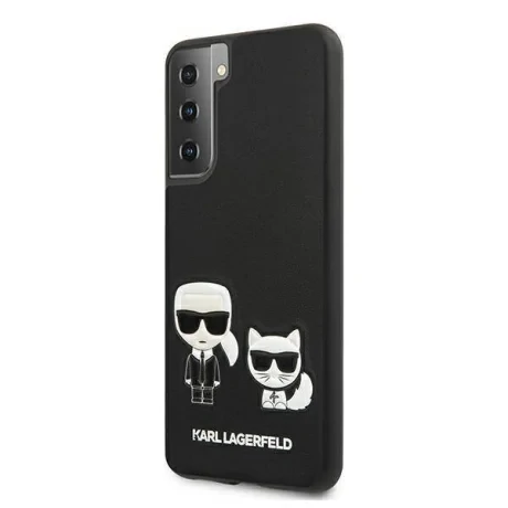 Husa Cover Karl Lagerfeld Karl&amp;Choupette pentru Samsung Galaxy S21 Black