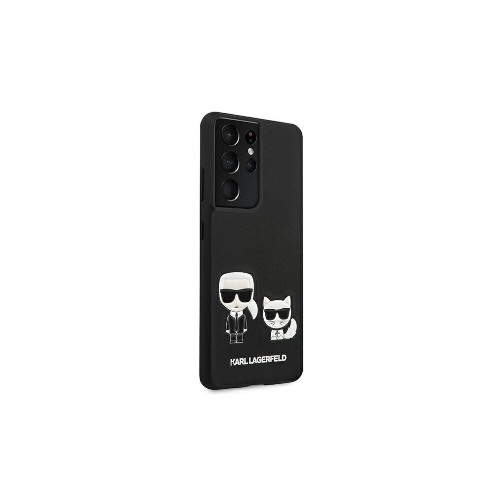 Husa Cover Karl Lagerfeld Karl&Choupette pentru Samsung Galaxy S21 Ultra Black thumb