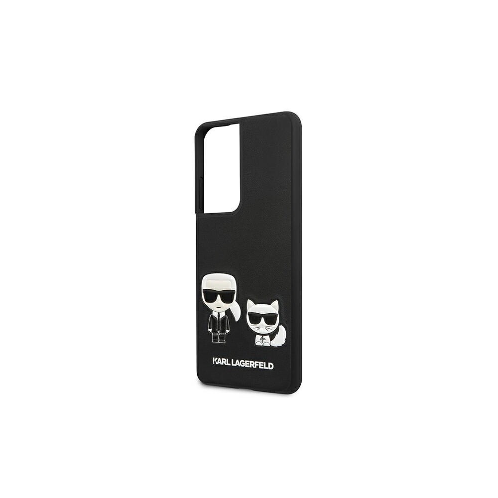 Husa Cover Karl Lagerfeld Karl&Choupette pentru Samsung Galaxy S21 Ultra Black thumb