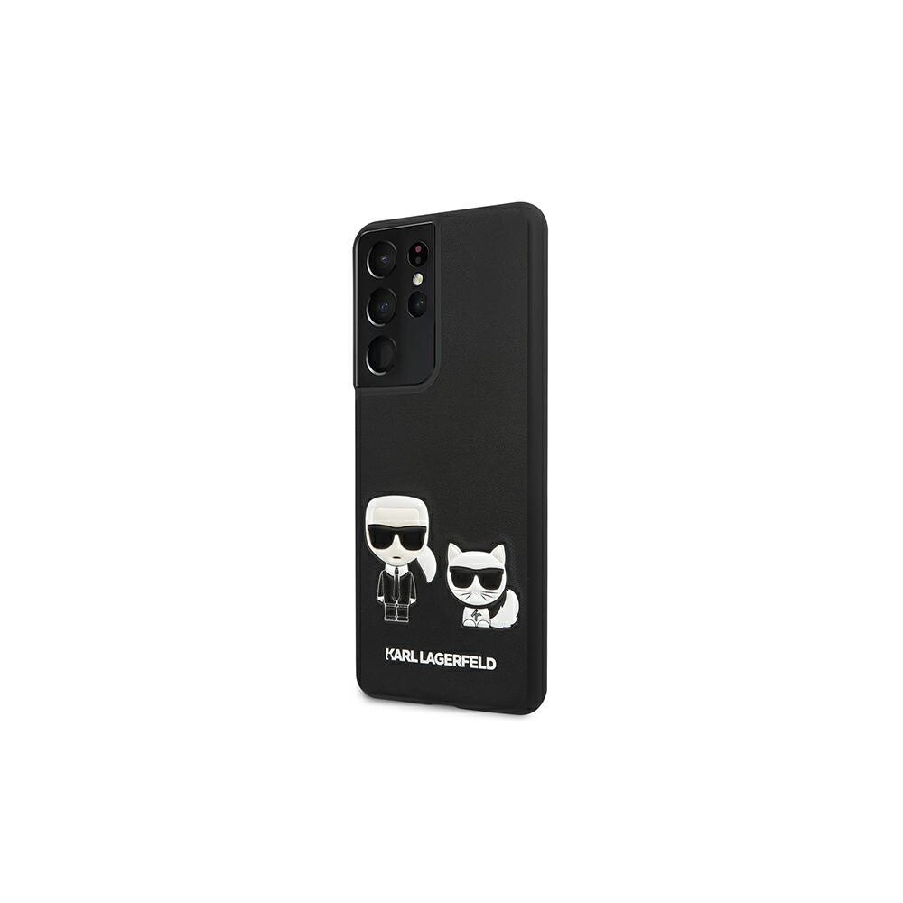 Husa Cover Karl Lagerfeld Karl&Choupette pentru Samsung Galaxy S21 Ultra Black thumb