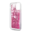 Husa Cover Karl Lagerfeld Liquid Glitter Charms pentru iPhone 12 Pro Max Pink
