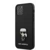 Husa Cover Karl Lagerfeld Saffiano Iconic pentru iPhone 12 Pro Max Black