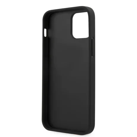 Husa Cover Karl Lagerfeld Saffiano Iconic pentru iPhone 12 Pro Max Silver