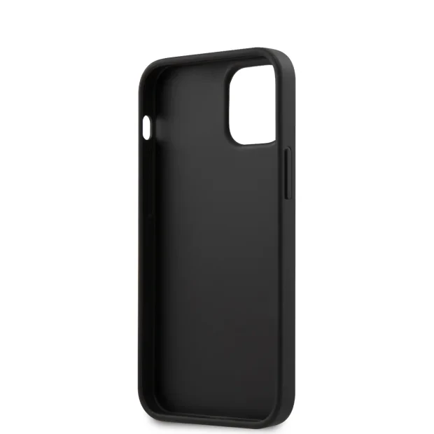 Husa Cover Karl Lagerfeld Saffiano K&amp;C Heads pentru iPhone 12 Mini Black