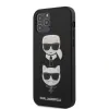 Husa Cover Karl Lagerfeld Saffiano K&amp;C Heads pentru iPhone 12/12 Pro Black