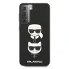 Husa Cover Karl Lagerfeld Saffiano K&amp;C Heads pentru Samsung Galaxy S21 Plus Black