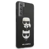 Husa Cover Karl Lagerfeld Saffiano K&amp;C Heads pentru Samsung Galaxy S21 Plus Black