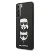 Husa Cover Karl Lagerfeld Saffiano K&amp;C Heads pentru Samsung Galaxy S21 Plus Black