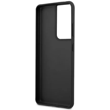 Husa Cover Karl Lagerfeld Saffiano K&amp;C Heads pentru Samsung Galaxy S21 Ultra Black
