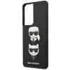 Husa Cover Karl Lagerfeld Saffiano K&amp;C Heads pentru Samsung Galaxy S21 Ultra Black