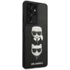 Husa Cover Karl Lagerfeld Saffiano K&amp;C Heads pentru Samsung Galaxy S21 Ultra Black