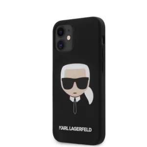 Husa Cover Karl Lagerfeld Silicone Head pentru iPhone 12 Mini Black