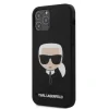 Husa Cover Karl Lagerfeld Silicone Head pentru iPhone 12/12 Pro Black