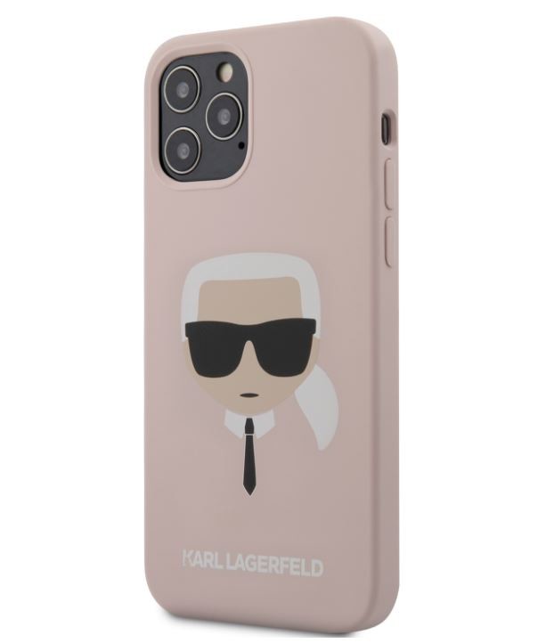 Husa Cover Karl Lagerfeld Silicone pentru iPhone 12/12 Pro Light Pink thumb