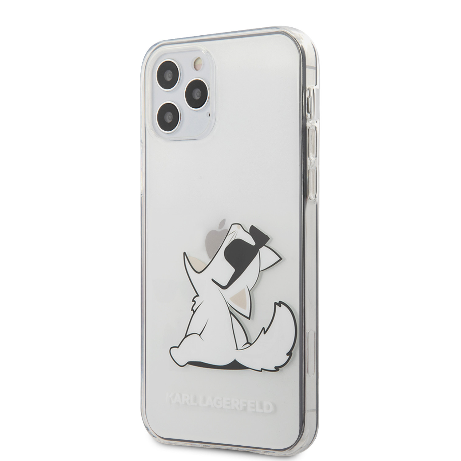 Husa Cover Karl Lagerfeld TPU Choupette Eat pentru iPhone 12 Pro Max Clear thumb