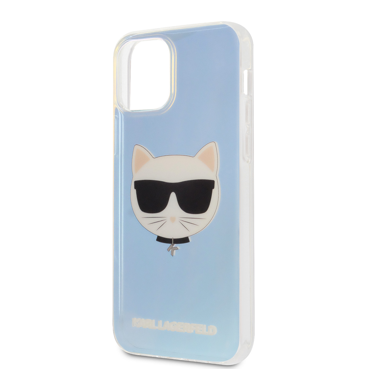 Husa Cover Karl Lagerfeld TPU Choupette Head Iridescente pentru iPhone 12 Pro Max Clear thumb