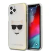 Husa Cover Karl Lagerfeld TPU Choupette Head Iridescente pentru iPhone 12 Pro Max Clear