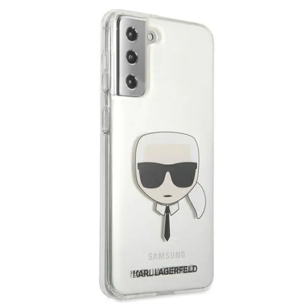 Husa Cover Karl Lagerfeld TPU Head pentru Samsung Galaxy S21 Clear