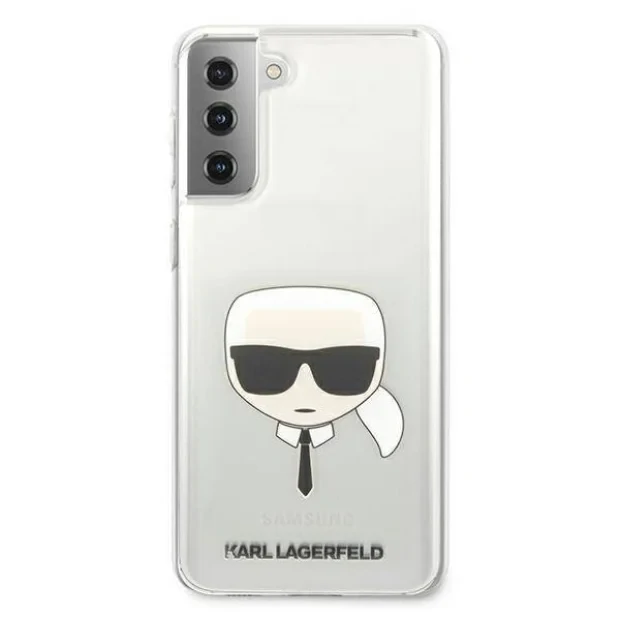 Husa Cover Karl Lagerfeld TPU Head pentru Samsung Galaxy S21 Clear
