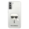 Husa Cover Karl Lagerfeld TPU Head pentru Samsung Galaxy S21 Plus Clear