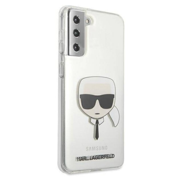 Husa Cover Karl Lagerfeld TPU Head pentru Samsung Galaxy S21 Plus Clear