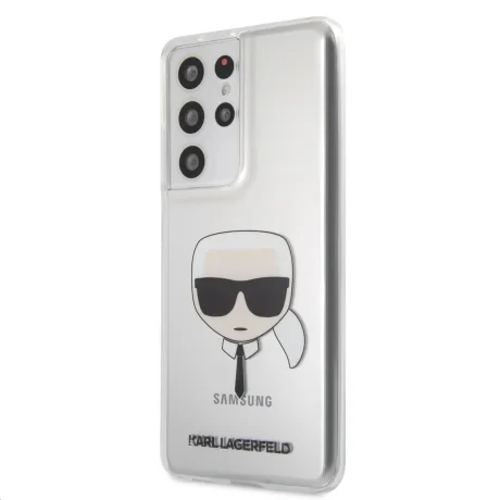 Husa Cover Karl Lagerfeld TPU Head pentru Samsung Galaxy S21 Ultra Clear