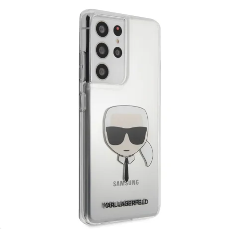 Husa Cover Karl Lagerfeld TPU Head pentru Samsung Galaxy S21 Ultra Clear