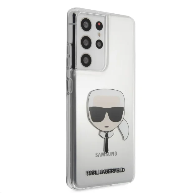 Husa Cover Karl Lagerfeld TPU Head pentru Samsung Galaxy S21 Ultra Clear