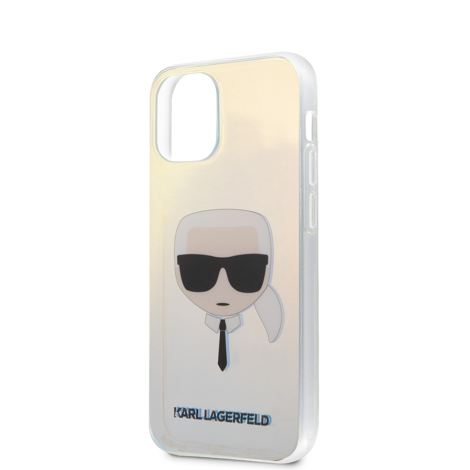 Husa Cover Karl Lagerfeld TPU Iridescente pentru iPhone 12 Mini Clear thumb