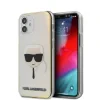 Husa Cover Karl Lagerfeld TPU Iridescente pentru iPhone 12 Mini Clear