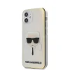 Husa Cover Karl Lagerfeld TPU Iridescente pentru iPhone 12 Mini Clear