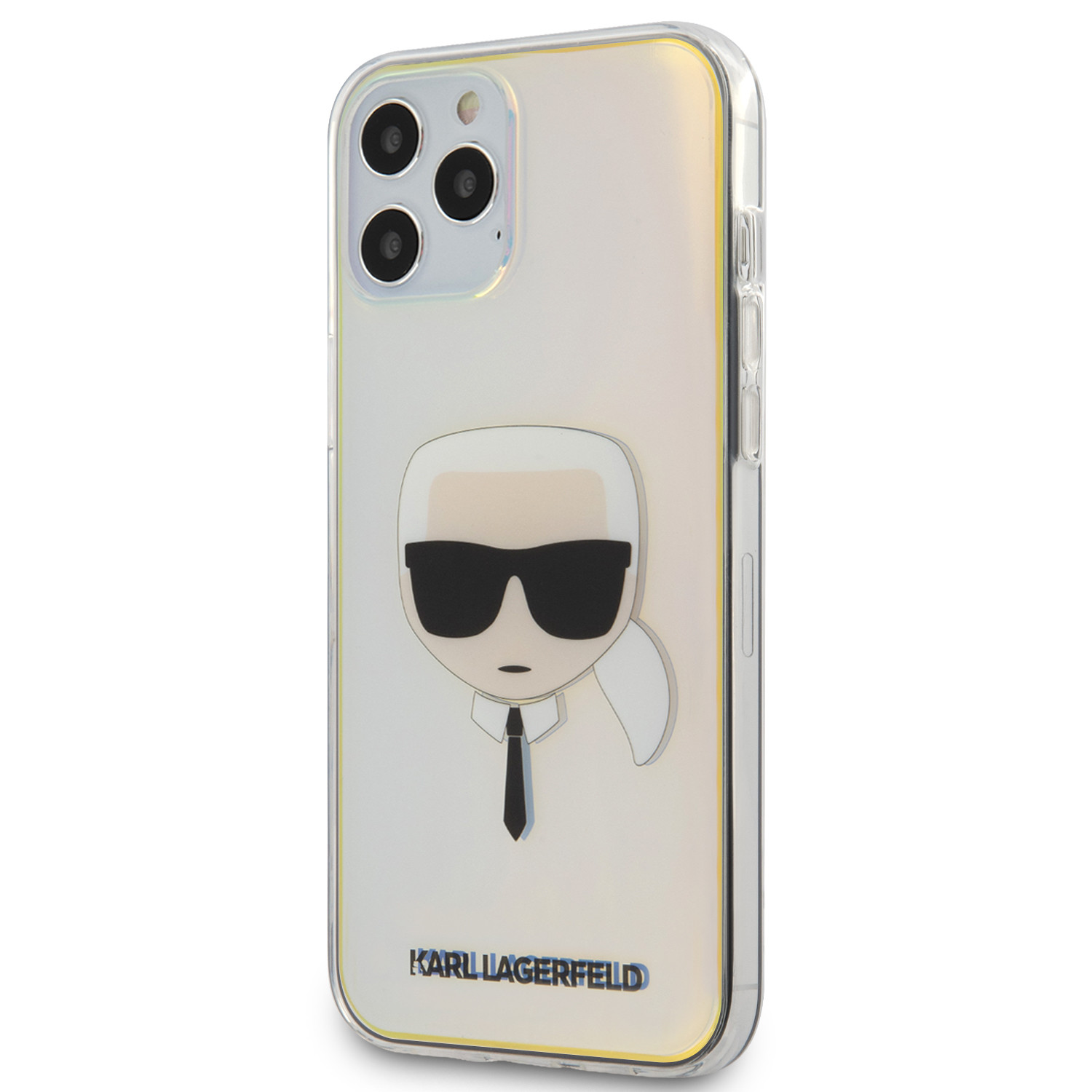 Husa Cover Karl Lagerfeld TPU Iridescente pentru iPhone 12 Pro Max Clear thumb