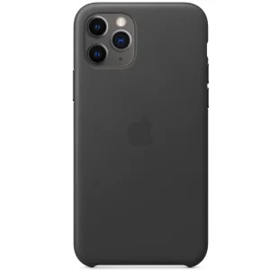 Husa Cover Leather Apple pentru iPhone 11 Pro  Negru
