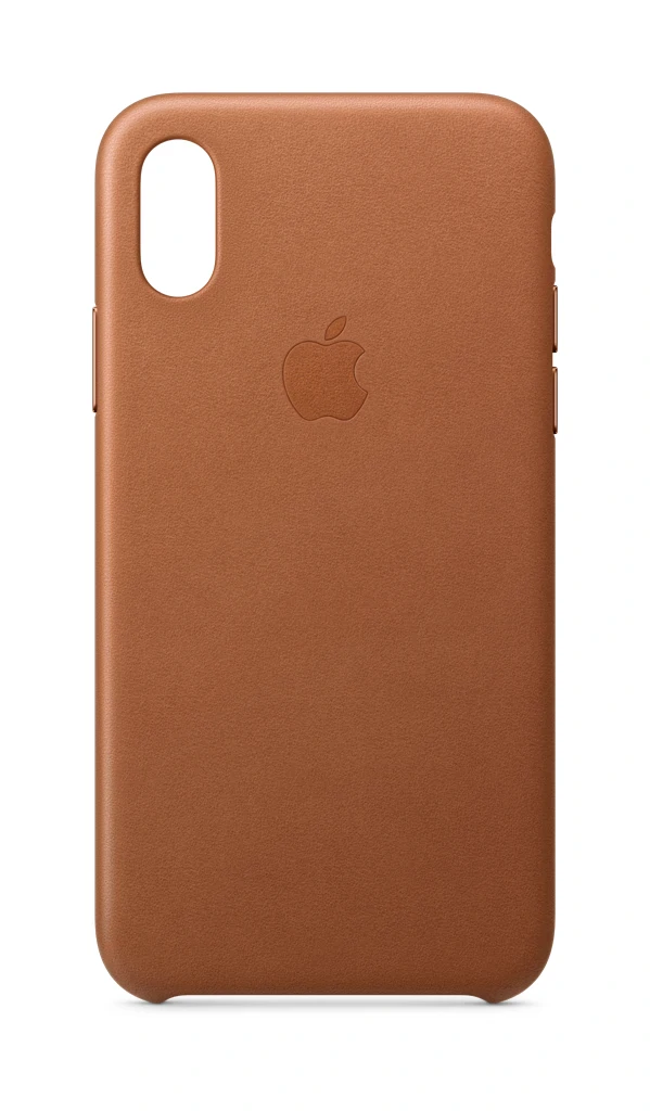 Husa Cover Leather Apple pentru iPhone X/XS  Maro thumb